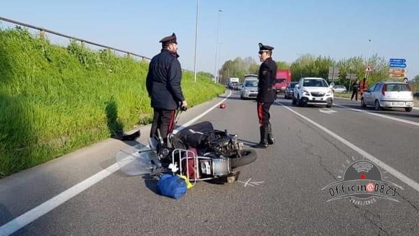 incidente stradale con moto repertorio