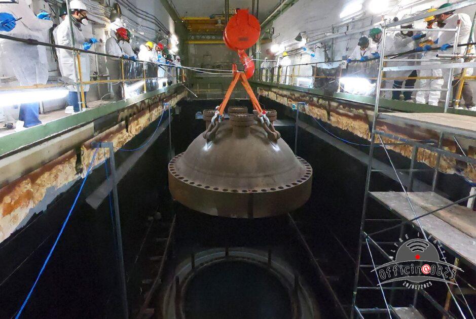 sogin centrale del garigliano apertura del vessel