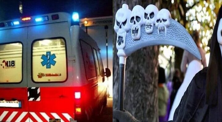Ambulanza del 118 e Halloween
