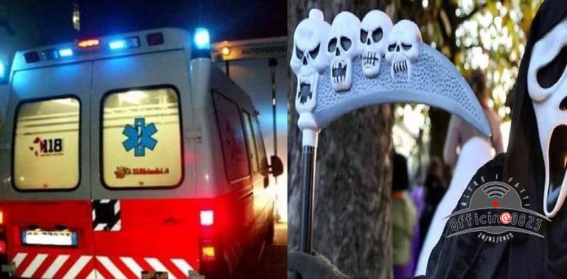 Ambulanza del 118 e Halloween