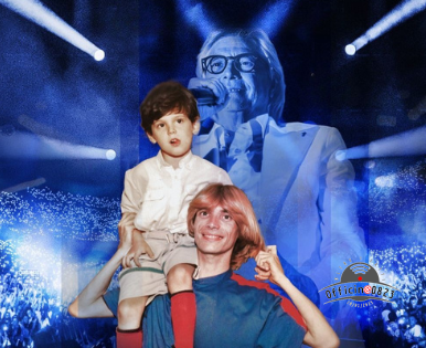 nino d'angelo e il figlio
