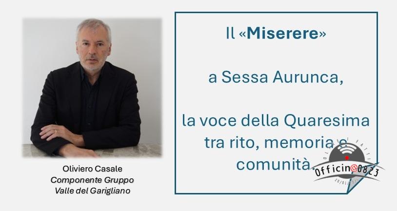 Miserere a Sessa Aurunca Oliviero Casale
