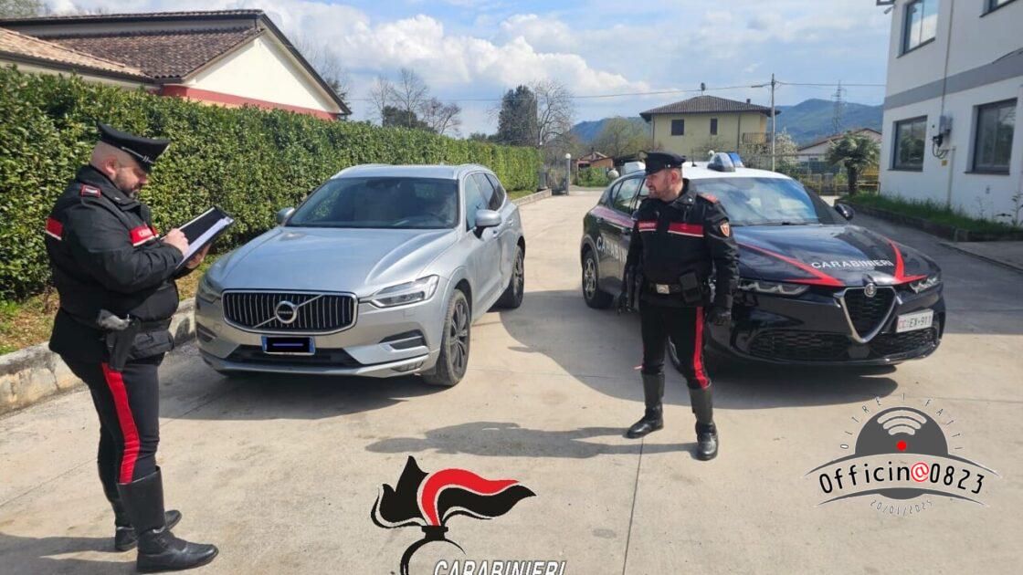 Auto recuperata dai carabinieri