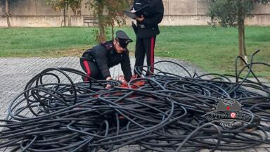 Cavi di rame carabinieri
