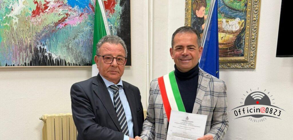 31.03.2026 Il sindaco Antonio Scialdone con Giovanni Caso