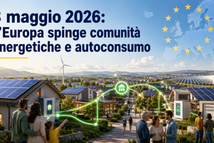 8 Maggio 2026 Comunità Energetiche