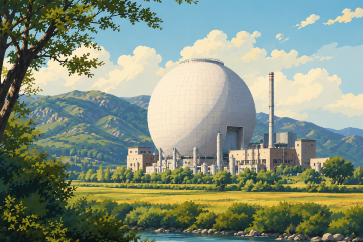 Centrale Nucleare Stilizzata