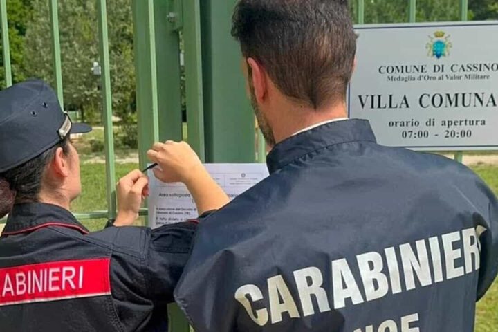 villa posta sotto sequestro