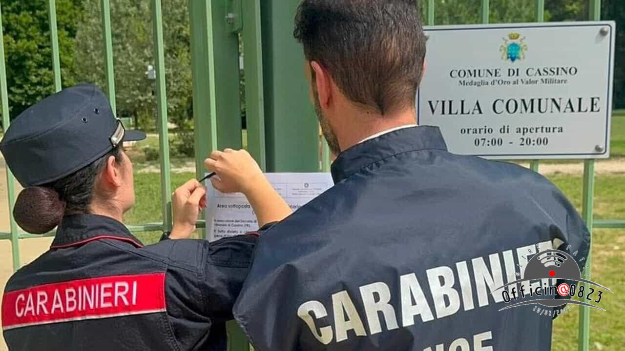 villa posta sotto sequestro
