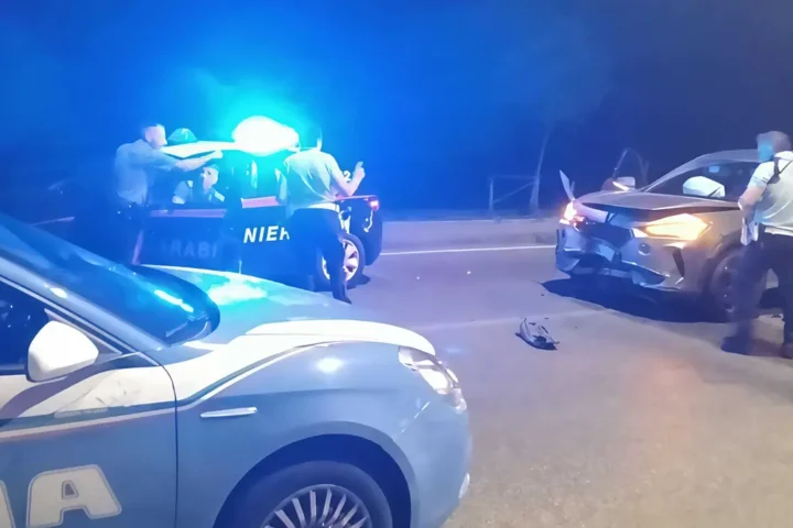 caccia ai ladri nella notte il drammatico inseguimento finisce con incidente e due arresti