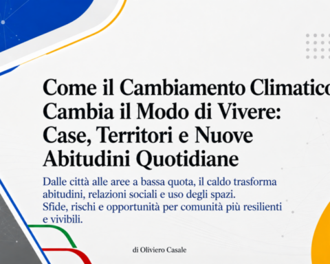 Cambiamento Climatico e Modo di Vivere Oliviero Casale