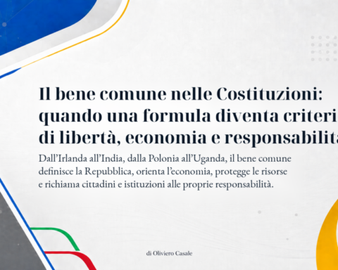 Il bene comune nelle Costituzioni di Oliviero Casale