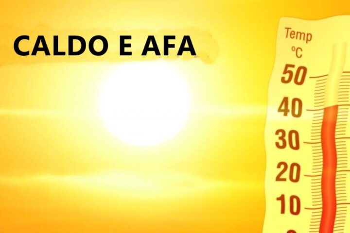 meteo caldo afa