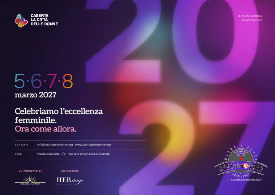 Caserta, la Città delle Donne 2027