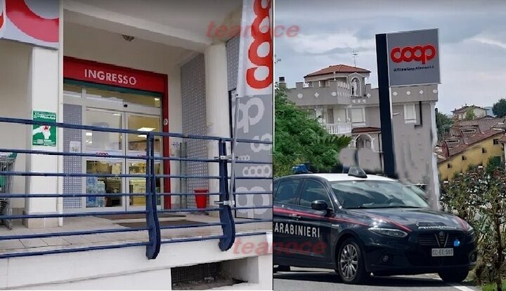 Coop e carabinieri teano auto CE