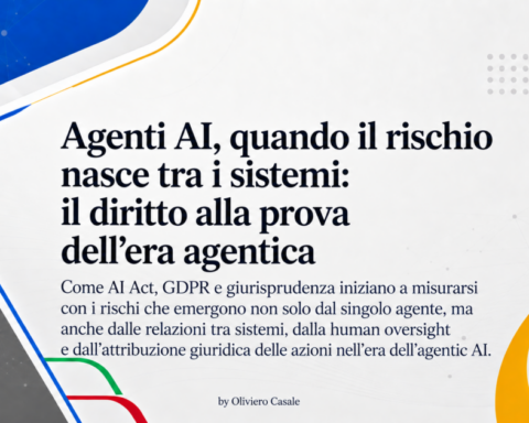 Articolo Responsanilità Agenti AI di Oliviero Casale